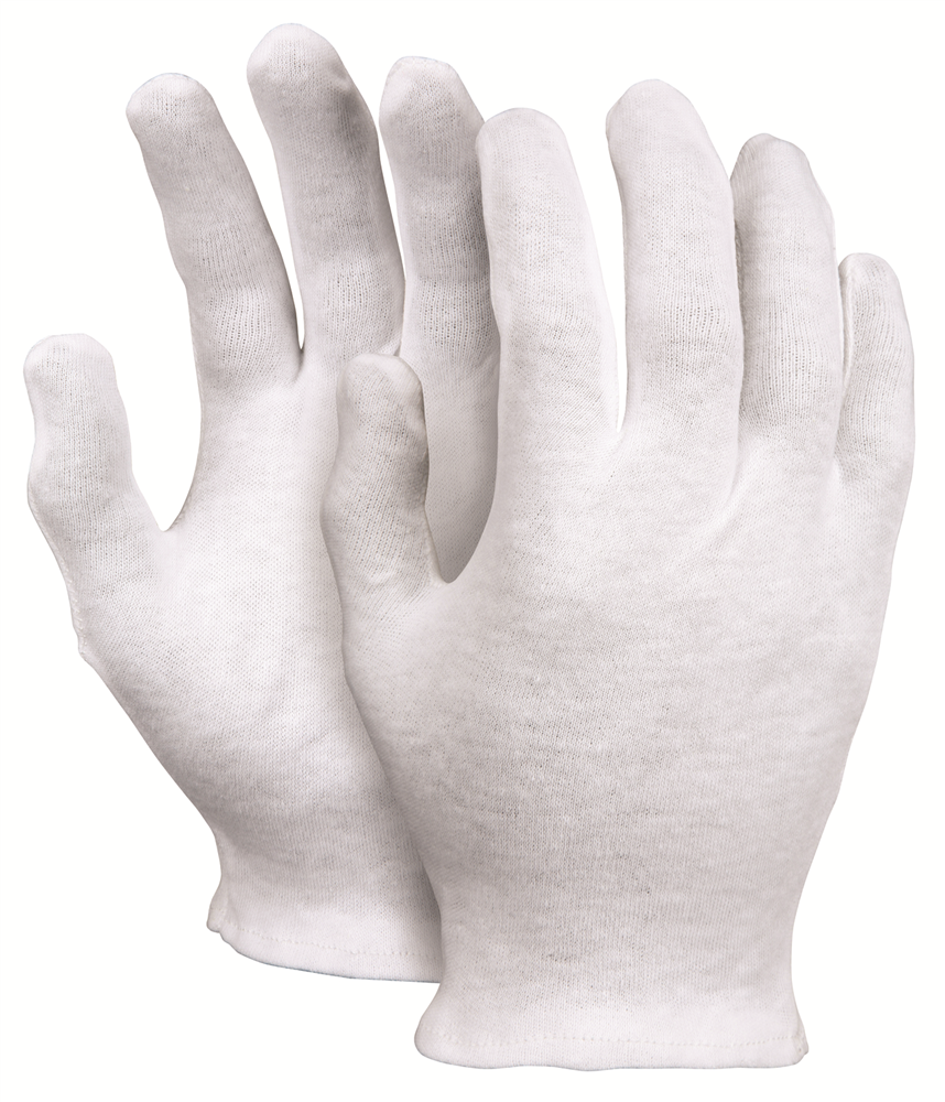 Other view of Prosafe GKIN0005 Interlock Cotton Gloves - White S