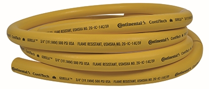 Other view of Continental Gorilla Hose - Abrasion Resistant - Nitrile Synthetic Rubber - Multi-Purpose - Yellow - 500 PSI - 500PSI 3/4" - 20026290