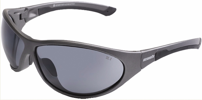 Other view of Safety Spectacles - Dark Gunmetal Frame - Smoke Grey Lens - HC - N3006 GREY HC - Goshawk - Prosafe