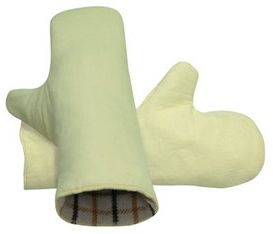 Other view of Heat Resistant Mitt - Aramid Kevlar Wool - Yellow - KM750005 - Guardian Safety