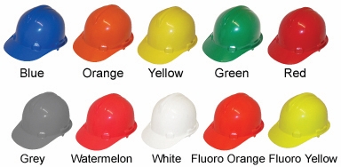 Other view of Safety Helmet with Metal Miners Lamp Bracket - Unvented - Injection Moulded ABS (Plastic) - Orange - 50 to 66 cm - HC43M - Tuffmaster Lite - Protector