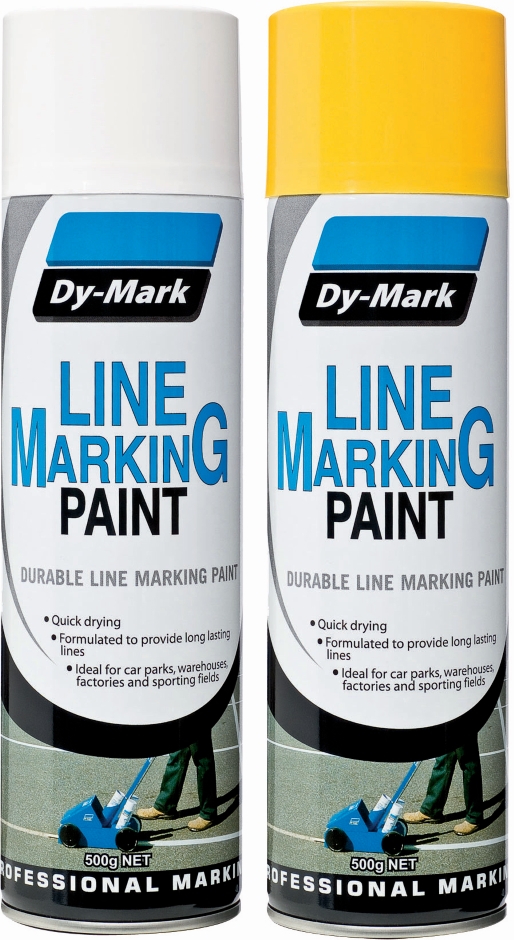 Other view of Hand Held Line Marking Paint - Yellow - 500 gm - Aerosol Can - Dy-Mark