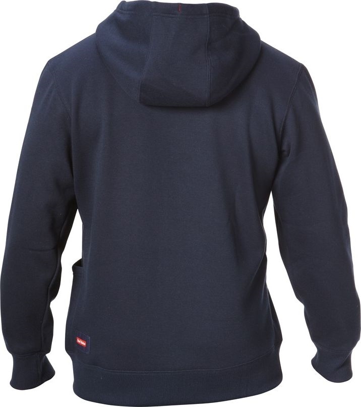 Other view of Brushed Fleece Hoodie – Polyester Upper - Polyester Cotton Lower – Navy – Medium – Y19326 – Foundations – Hard Yakka