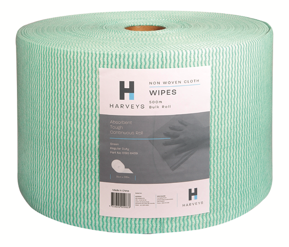 Other view of Harveys - Cloth roll - 50gsm ,30cm x 500m Roll - Green - Ctn of 1 roll