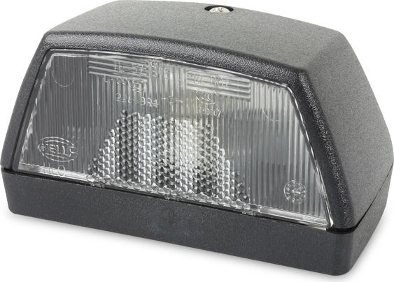 Other view of License Plate Lamp - Black W/Clear Lens - 6/12/24 V - 102 mm x 57 mm x 55 mm - Hella