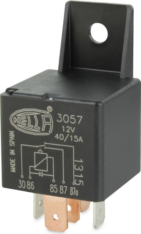 Other view of Mini Relay - 40/15 A - 12 V - 5 Pin - Change-Over - Hella