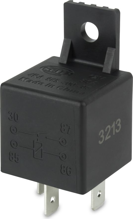 Other view of Single Mini Relay - 30 A - 12 V - 4 Pin - Normally Open - Hella