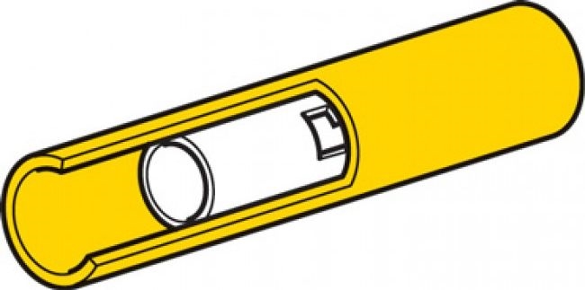 Other view of Cable Connector - Yellow - 5 to 6 mm - 50/Bulk Pack - Hella