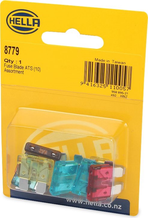 Other view of Standard Blade Fuse - Blue - 15 A - 10/Pack - ATS Series - Hella