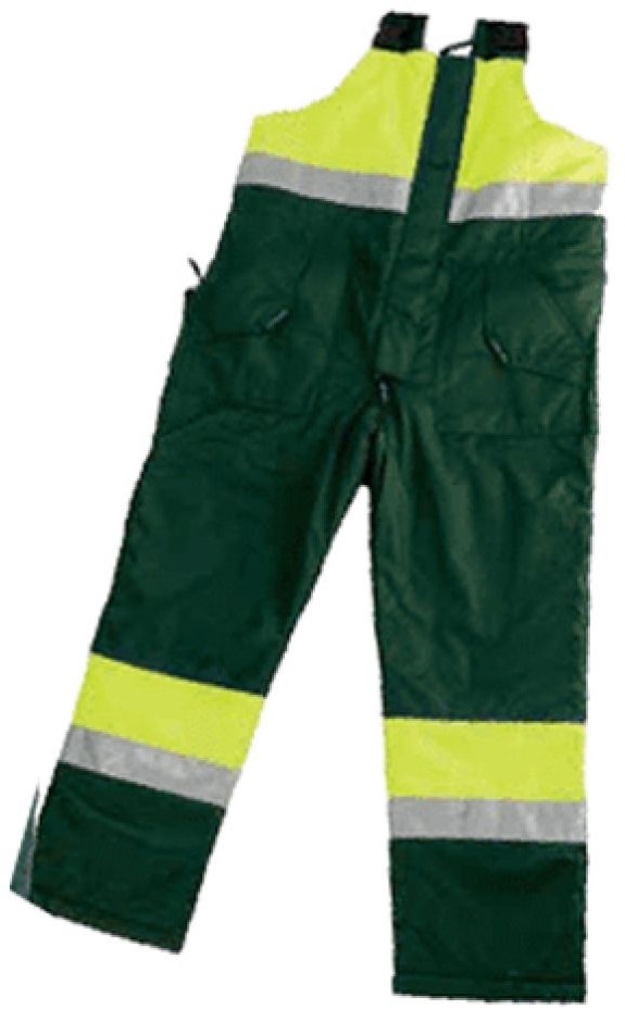 Other view of TROUSERS BIB FREEZER C-B1 GRN/YEL 2XL