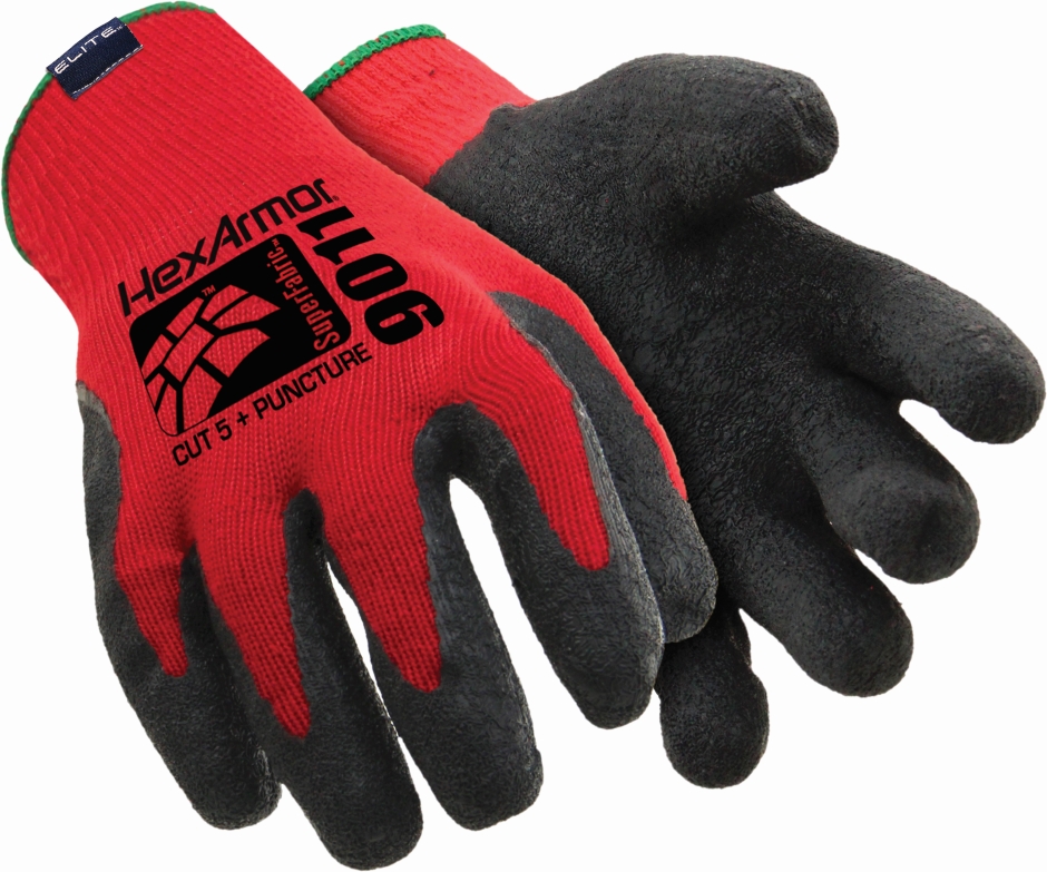 Other view of HexArmor 9000 Series 9011 Latex Cut Resistant Gloves - Red 2XL - Palm Coated