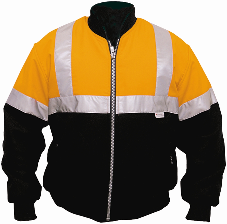 Other view of Men's 2-Tone Junior Blue Jacket - Wool - Polyester - CWJ302 - Orange/Navy - 5XL - ACE