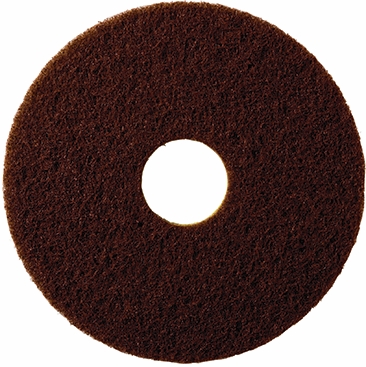 Other view of Round Double Sided High Shine Floor Pad - Sienna - 355 x 25.4 mm - FN520006407 - Scotch-Brite™ - 3M