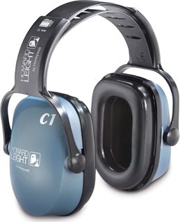 Other view of Earmuff - Helmet/Cap Attachable - Metallic Blue - 27 dB (Class 5) - Clarity® C3H - Howard Leight