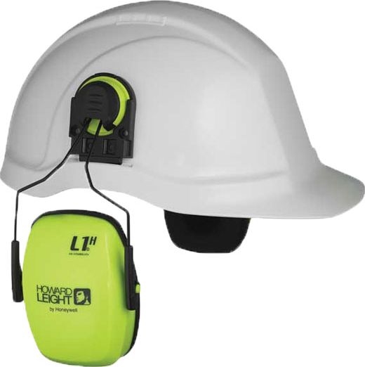 Other view of Earmuff - Hi-Visibility - Helmet/Cap Attachable - Bright Green - 28 dB (Class 5) - Leightning® L1HHV - Howard Leight