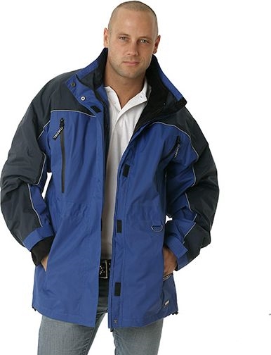 Other view of Men's 3-in-1 Long Line Jacket – Polyester – Black/Charcoal – 2X-Large – 918186 Apex – Huski