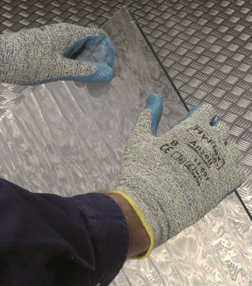 Other view of Cut Resistant Gloves - Nitrile Foam Coat - Blue/Gray - Size 10 - 11-501 - HyFlex® - Ansell