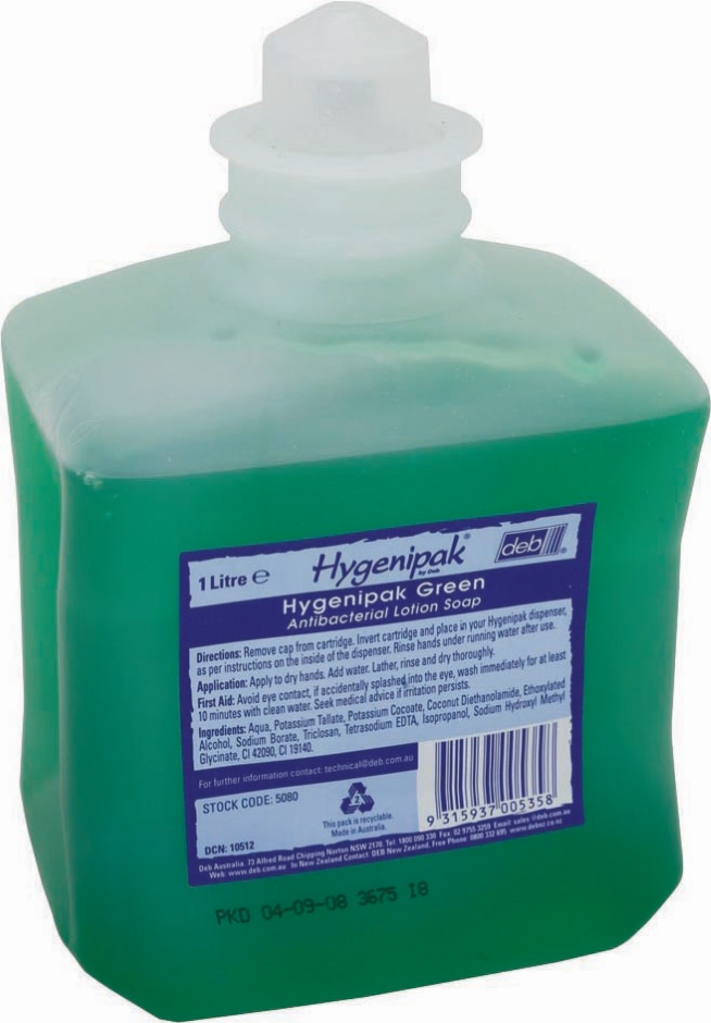 Other view of Hygienic Lotion Soap - Green - 1 L - Cartridge - 5080 - Hygenipak® - Deb Stoko