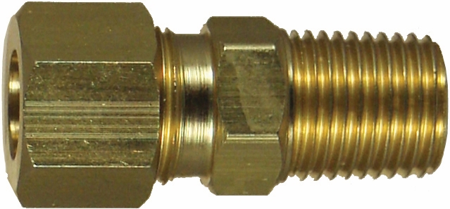 Other view of CONNECTOR M BRASS #3 TUBEXBSP 1/4" X1/8"