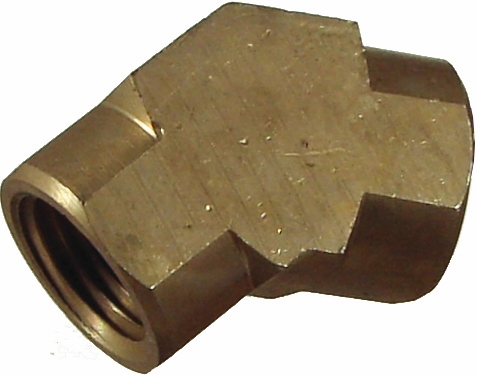 Other view of ELBOW FEMALE BRASS 45DEG #34 1/8" BSP