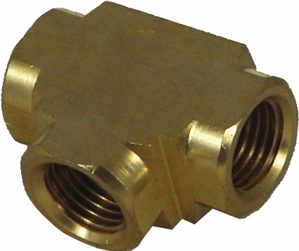 Other view of TEE FEMALE BRASS NO.35 1/4" BSP