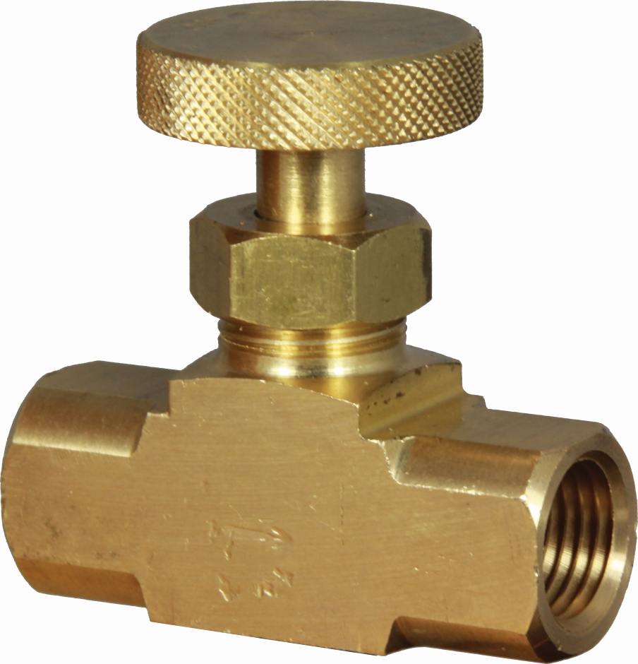 Other view of VALVE NEEDLE F&F BRASS NV104 1/4" BSP