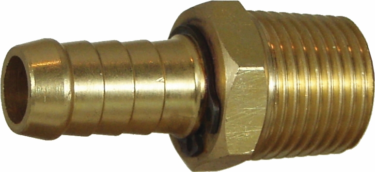 Other view of TAILPIECE SWIVEL BARBED SP3 S4TM4   1/4"