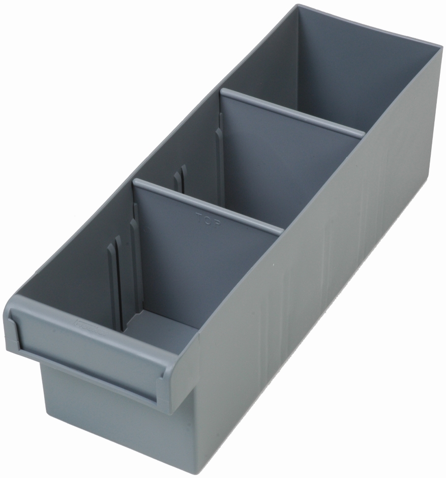 Other view of Bin Divider - Grey - Plastic - 100 mm x 100 mm - F1H-014 - Fischer