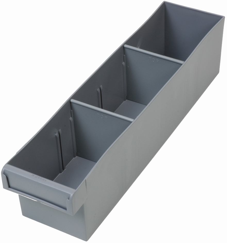 Other view of Bin Divider - Grey - Plastic - 100 mm x 100 mm - F1H-014 - Fischer