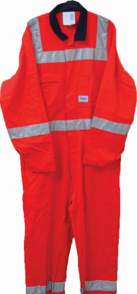 Other view of Tuffa Workwear - Coveralls - Indura H/V 237G - Or - 127R - COVC191 ORA 127R