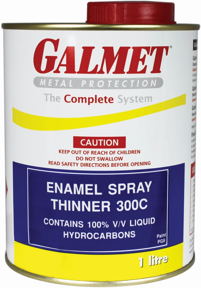 Other view of Enamel Spraying Thinner - 4 L Can - Clear - Liquid - Solvent Odour - -1°C Flash Point - 300C - GT300C4L - Galmet