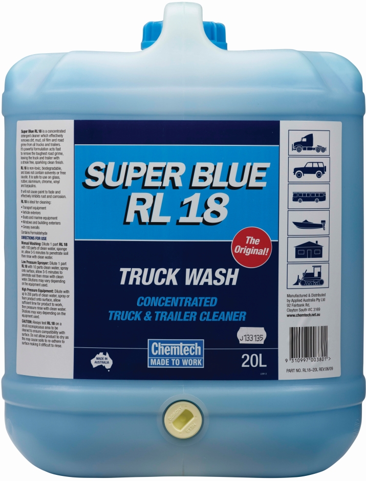 Other view of Truck Wash - Viscous Blue - 20 L - Can - RL18-20L - Chemtech® Super Blue RL 18 - Septone