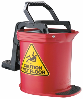 Other view of Ultra Roller Wringer Bucket - Plastic - Red - 16 L - IW-015R - DuraClean® - Oates