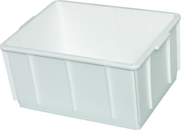 Other view of Tote Box - Medium - Polypropylene - White - 432 mm x 210 mm x 320 mm - 21 ltr - M-TB002WH - Icon Plastics