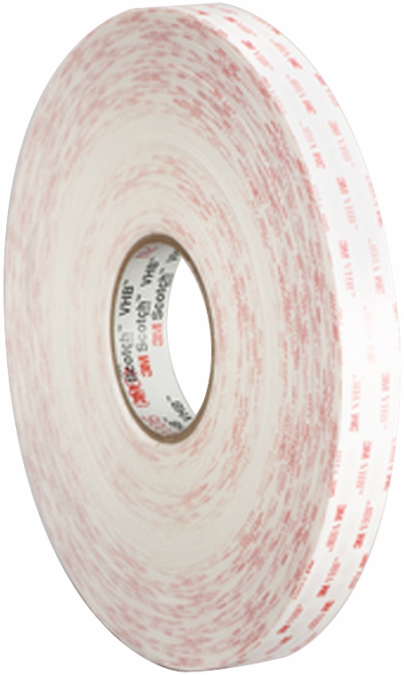 Other view of High Strength Bonding Foam Tape - White - Foam - General-Purpose Acrylic - 12 mm x 33 m - 4945 - VHB™ - 3M™ - 1/Pack