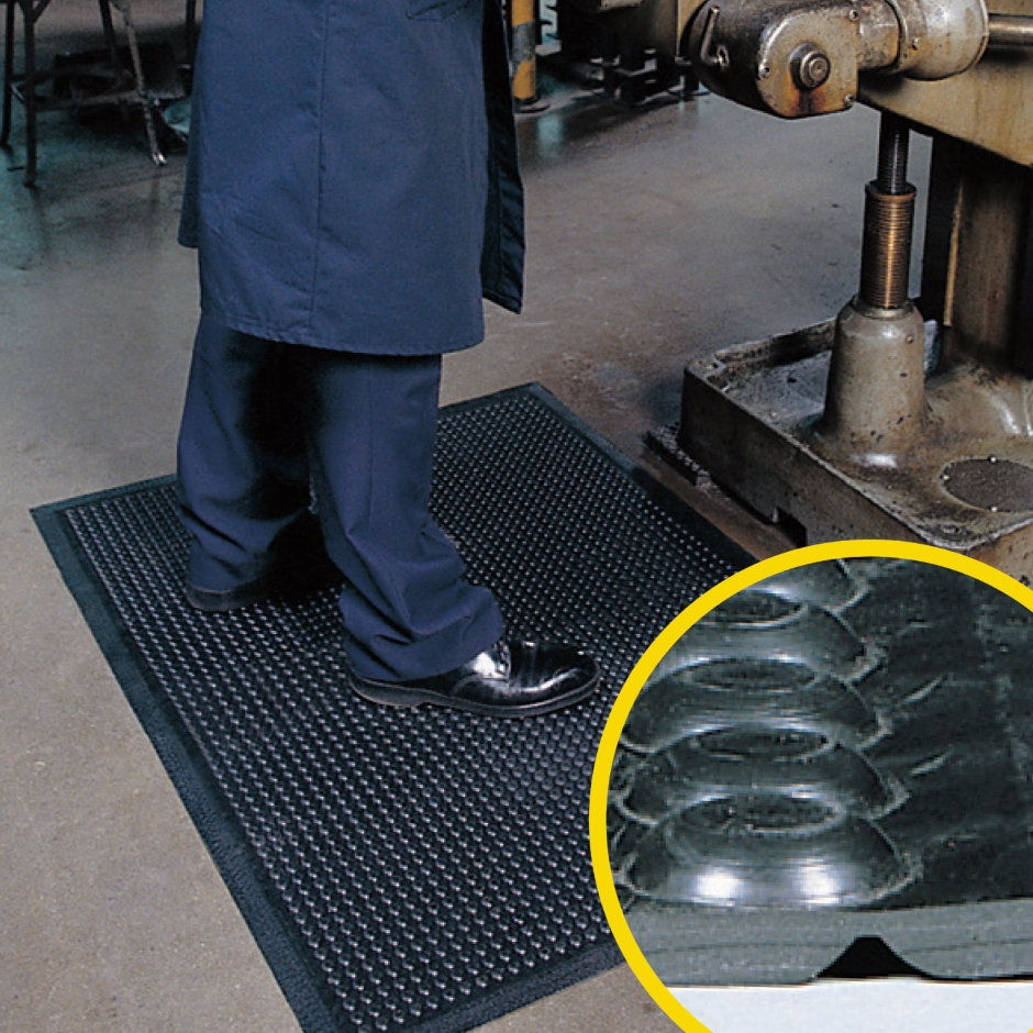 Other view of Notrax Anti-Fatigue Matting - Black - 152 x 76 cm x 0.375" - 804472BL - Cushion-Eze® - Inter Clean