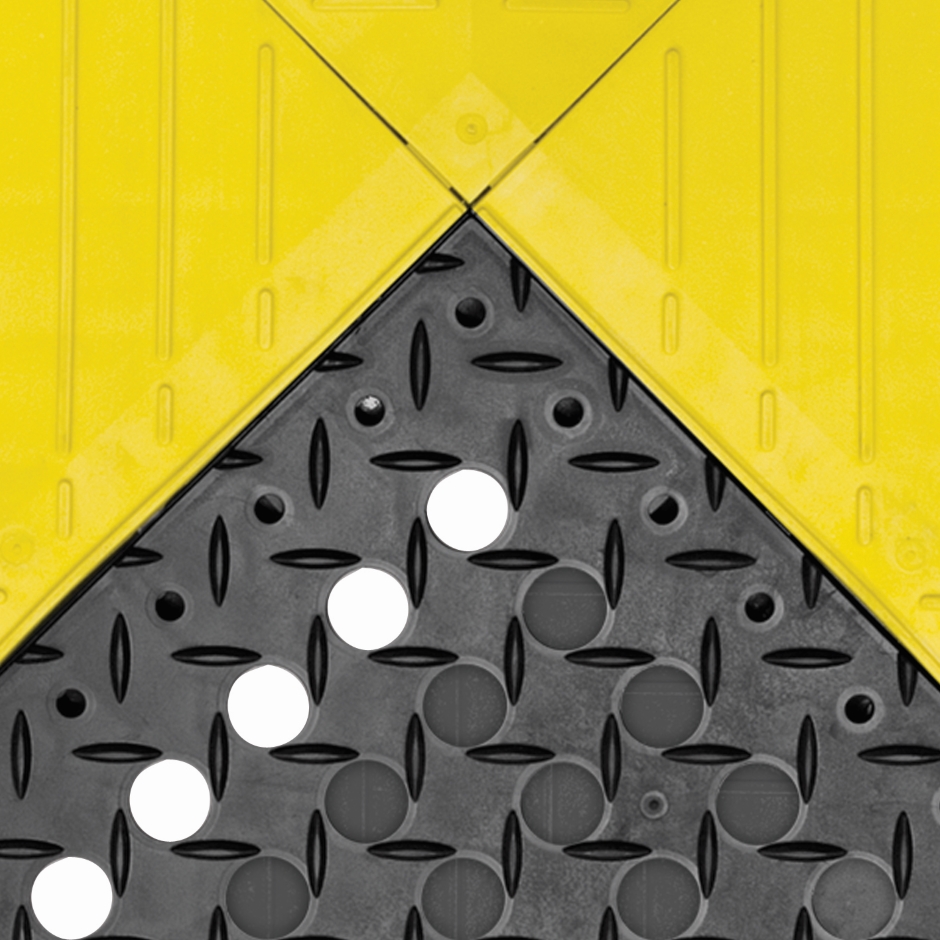 Other view of Safety/Anti-Fatigue Floor Matting - Black/Yellow - 60 x 20