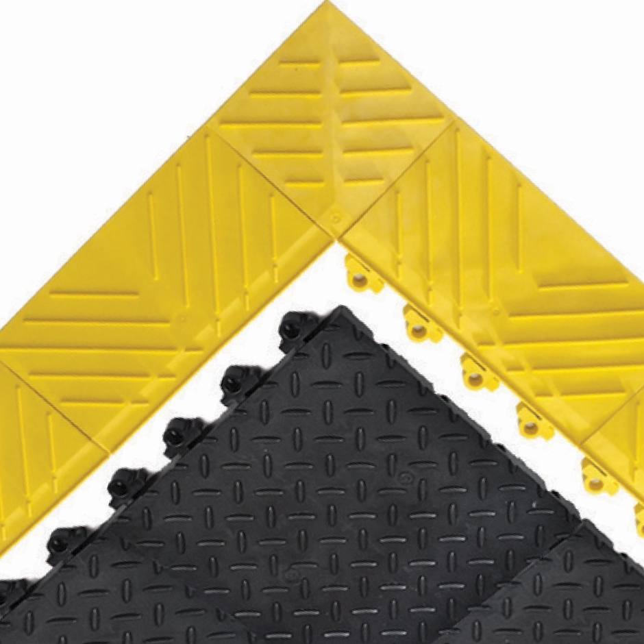 Other view of Notrax Floor Mat - Yellow - 6 x 6" - 805206 - Diamond Flex-Lok™ - Inter Clean