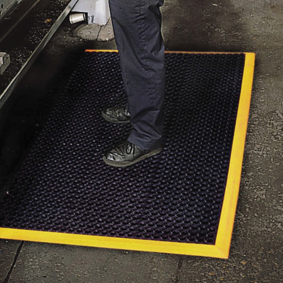 Other view of Notrax Complete Mat Edging - Black/Yellow - 3 x 2 ft x 0.875" - 805491Y - Safety Stance® - Inter Clean