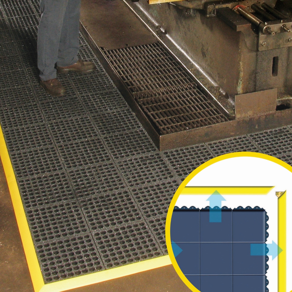 Other view of Male Ramp Mat Edging - Yellow - 910 x 50 x 19 mm - 8055003MYL - Inter Clean