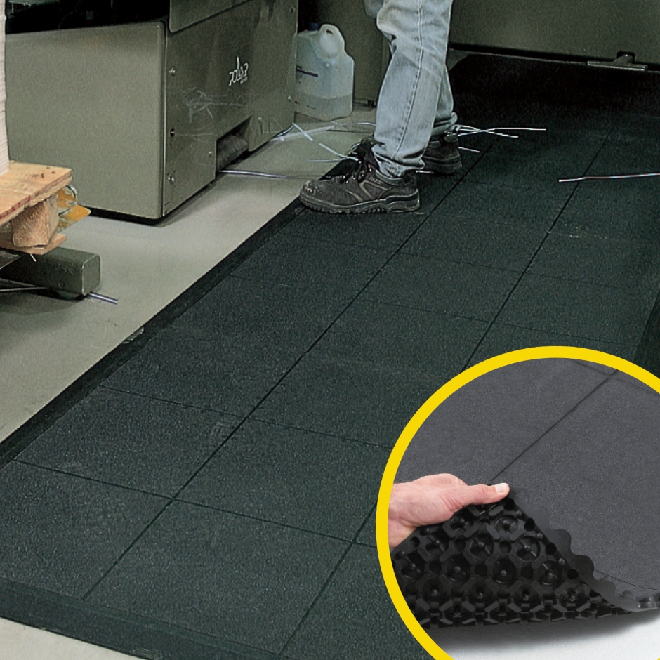 Other view of Notrax Drainage Matting - Black - 91 x 91 cm x 0.75