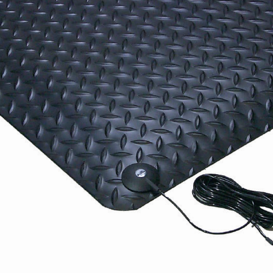 Other view of Notrax Specialty Matting - Black - 5 x 3 ft x 14.2 mm - 808262BL - Diamond Stat™ - Inter Clean