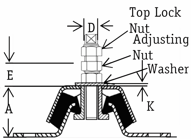 Other view of ISOMOUNT +STD. HEIGHT ADJUSTER M220155