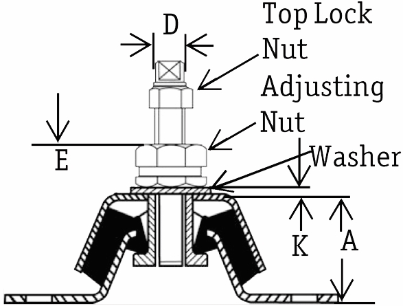 Other view of ISOMOUNT +HIGHTHRUST HEIGHT ADJ M200265