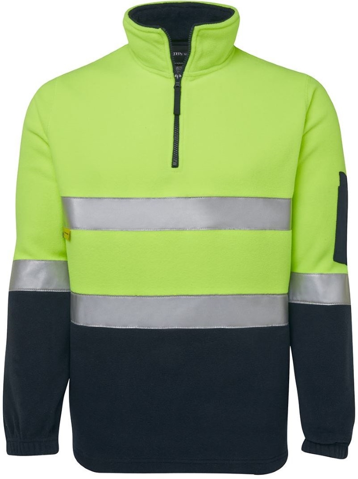 Other view of JUMPER P/FLEECE 6DNPF 1/2ZIP LIME/NA 3XL