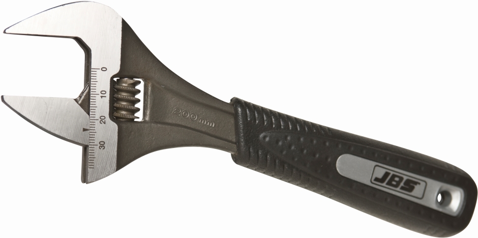 Other view of Adjustable Wrench - Wide Jaw - 34 mm Capacity - 150 mm Length - Chrome Vanadium Steel - Chrome - SWO99 - JBS