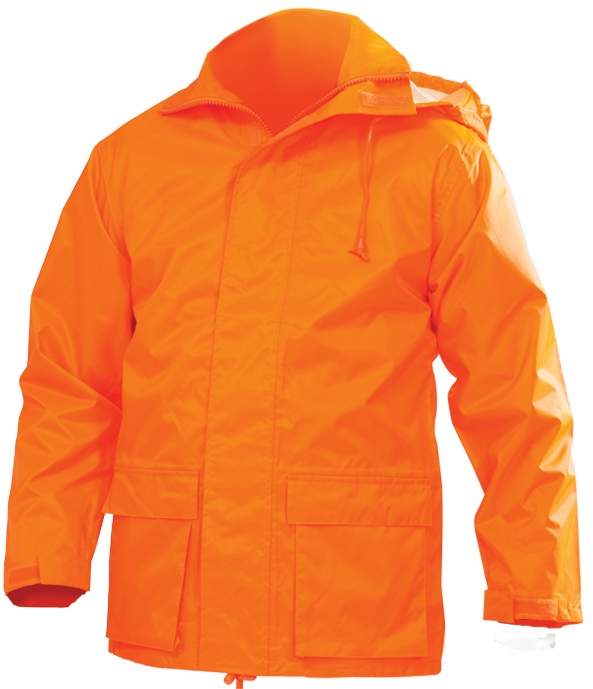 Other view of Breathable Waterproof Jacket - Polyester - Safety Orange - 132 - CGS409 - ACE