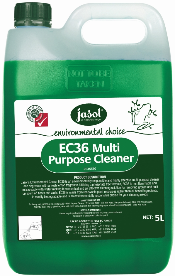 Other view of EC36 Multi-Purpose Cleaner - 5 L - Can - Fresh Lemon - 2035510 - JASOL