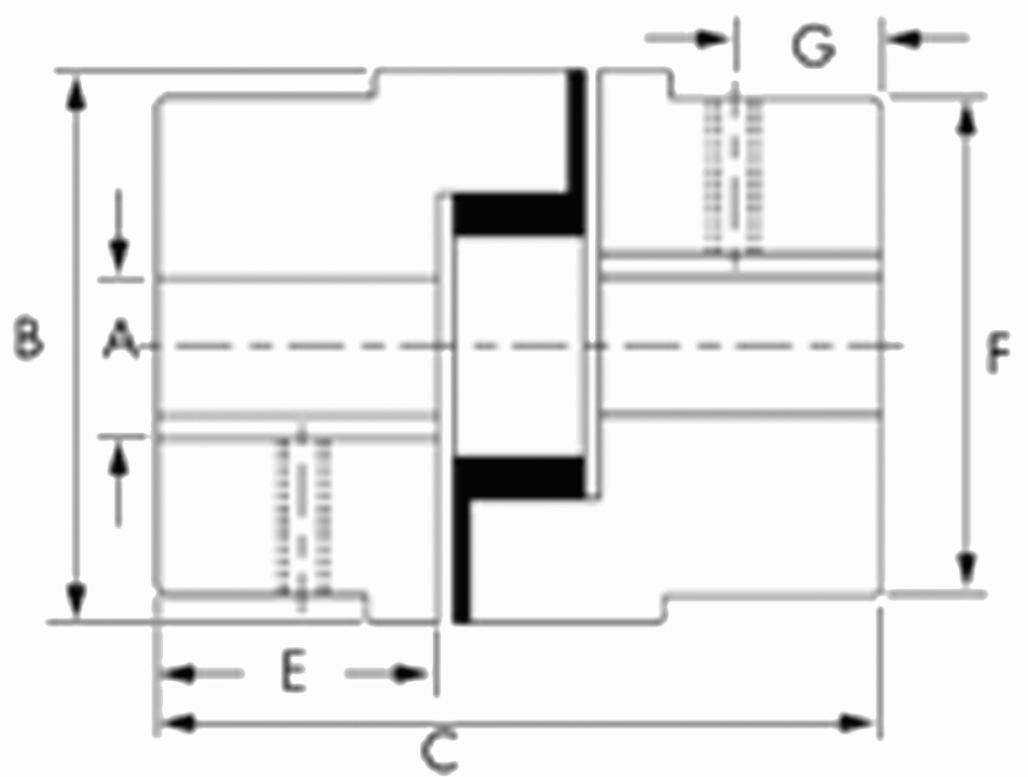 Other view of Rathi Kit - Spacer Jaw - Coupling - C095 x 100mm - RRRS095100