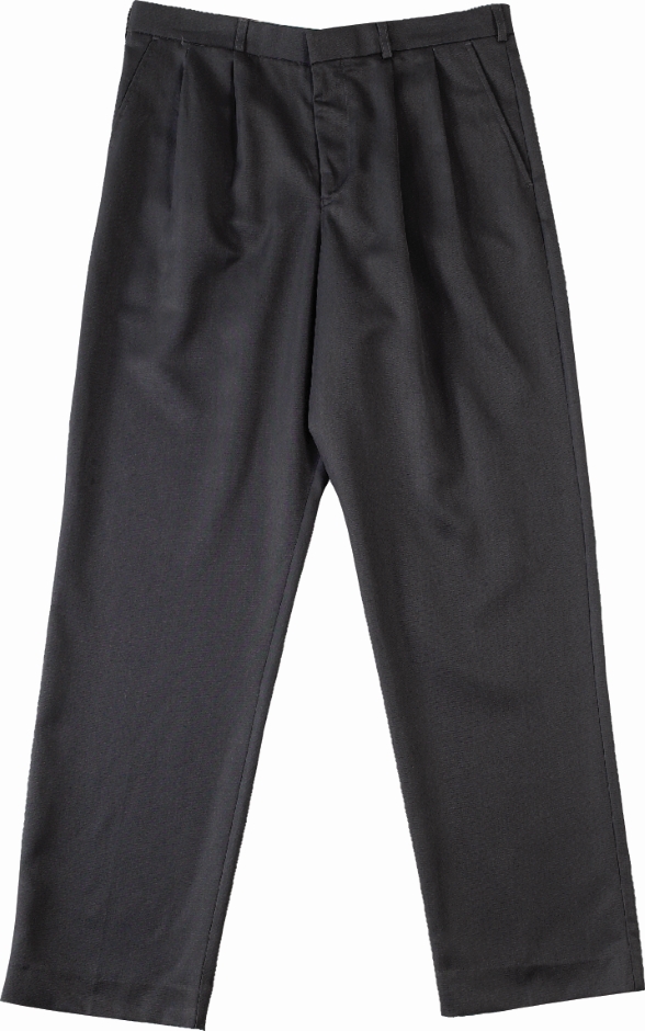 Other view of Men's Pleated Front Permanent Press Pant – Polyester - Viscose – Navy – 84L – K03550 – King Gee